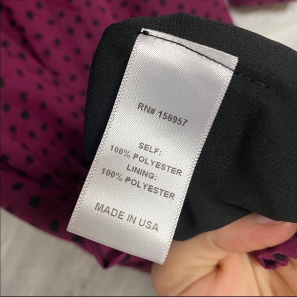 Wukogals | Willow Chiffon Asymmetric Dress Dot XXS - Picture 11 of 13